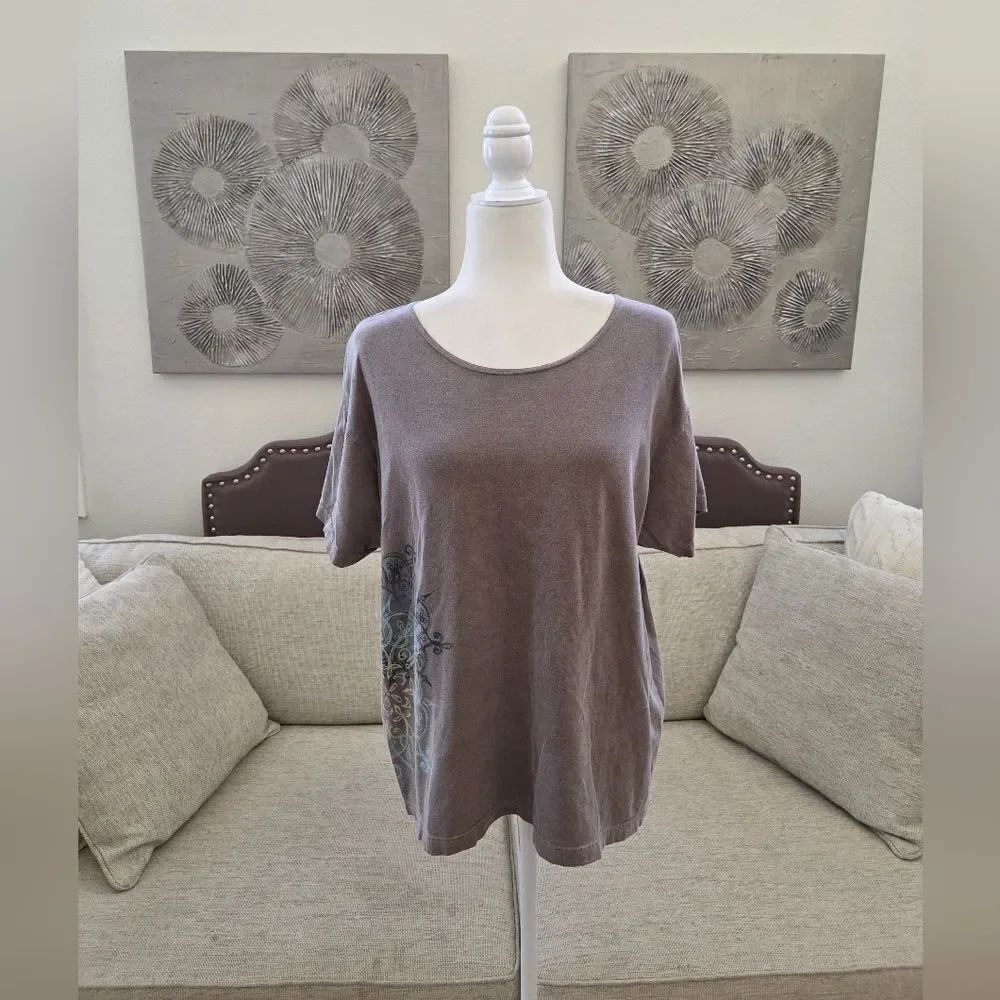 Crazy Shirts Chocolate Dyed T-shirt Sz Lg